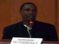 Conférence animée par : RUTEMBESA Eugene, du Rwanda, 28 avril 2016