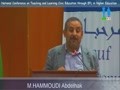 Conference presented by Mr HAMMOUDI Abdelhak