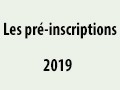 Les pré – inscriptions des nouveaux bacheliers – 2019/ 2020