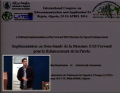 Communication de Mr. Mohamed DJENDI, Laboratoire de traitement d’Image et du Signale(LATSI)