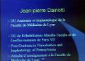 Communication 1 présentée pas  le  Pr. Jean-Pierre d’Ainotti 