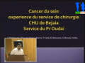 Cancer du sein expérience du service de chirurgie CHU de Bejaia Service du Pr Oudai
