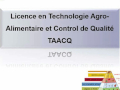 Portes ouvertes sur la Licence Technologie Agro-alimentaire de la Faculté SNV (BAC 2022)