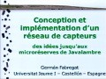 Communication de Mr Germàn Fabregat universitat jaume I-Castéllon-Espagne
