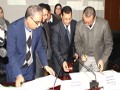 Allocutions d’ouverture du colloque  et signature de convention ( Université de Bejaia-La chambre régionale des huissiers de justice)