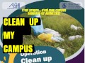 Projet SAFIR, opération clean up my campus sous le slogan