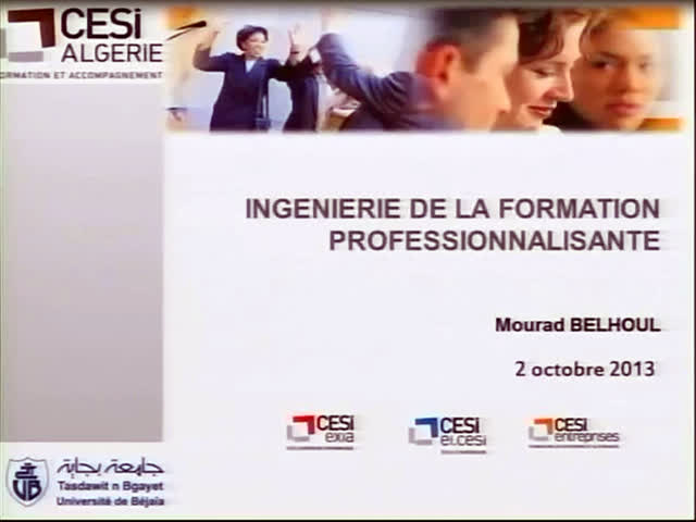 Communication de Mr BELHOUL MOURAD
