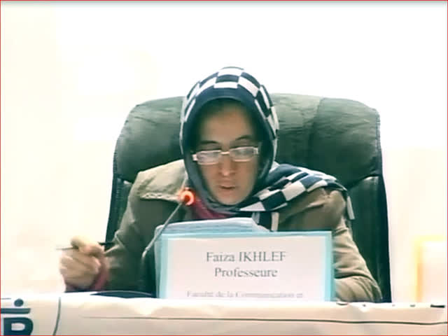 Communication du Pr : Faiza IKHLEF