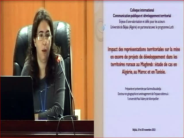 Communication du Dr Karima BOUDEDJA