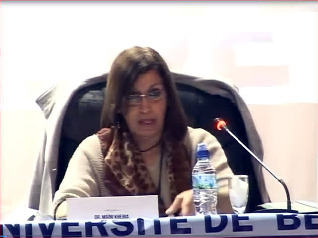 Communication de Mme MAINI Kheira
