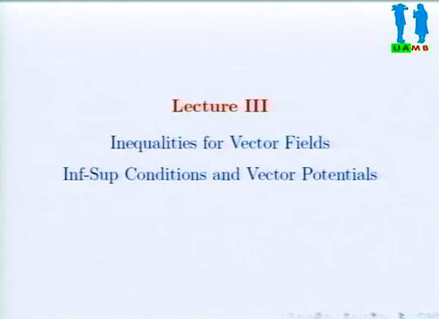 Conférence de Chérif AMROUCHE Lecture III