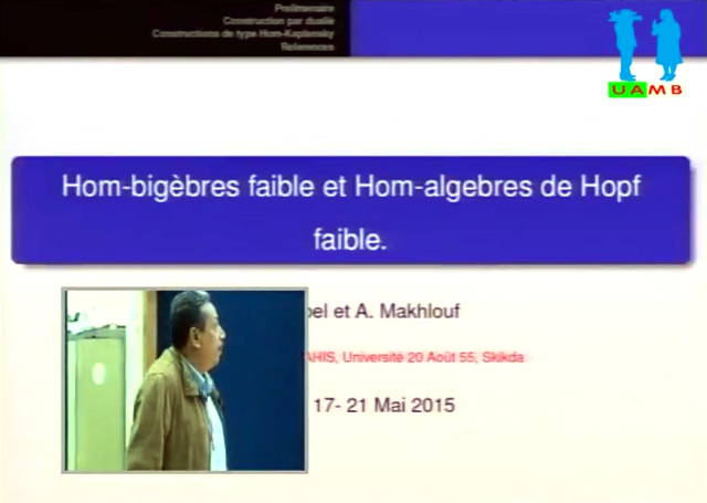 Conférence de Z. Chebel et A. Makhlouf