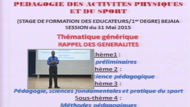 RAPPEL DES GÉNÉRALITÉS, Cours du Dr BOUGHADOU Mustapha