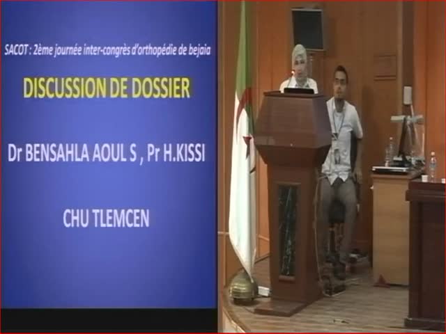 Communication du Dr BENSAHLA AOUL S