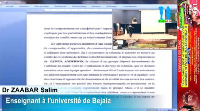 Cours du Dr ZAABAR Salim