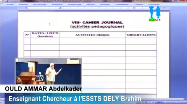 Cours de M. OULD AMMAR Abdelkader