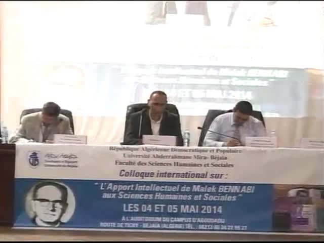 Débat, apport intellectuel sur MALEK BENNABI aux SHS part1