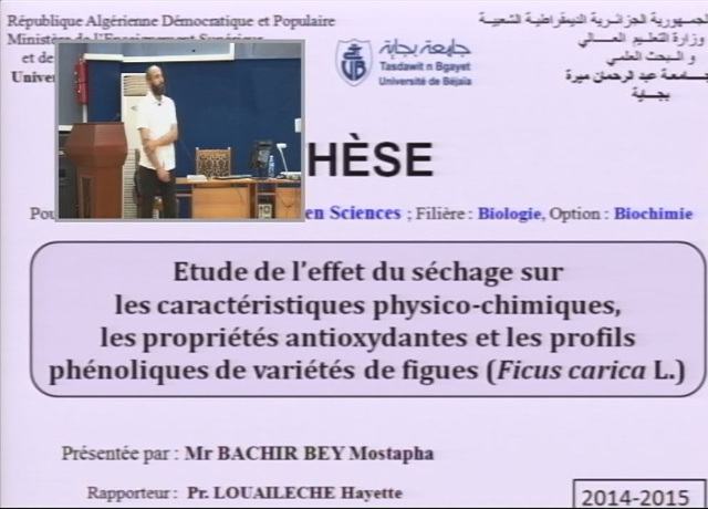 Soutenance d’une thèse de doctorat par Mr BACHIR BEY Mostapha