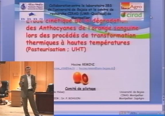 Conférence animée par Dr. MADANI Khodir, université de Bejaia