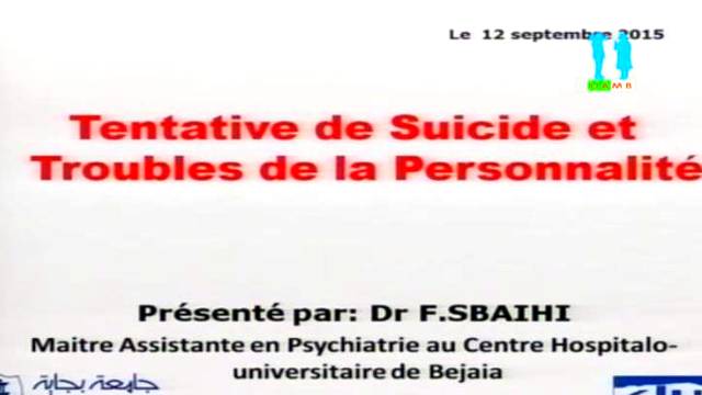 Conférence du Dr SBAIHI