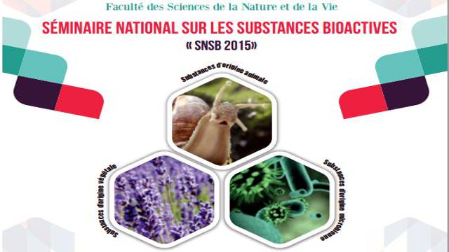 Ouverture du Séminaire national sur les substances bioactives SNSB2015