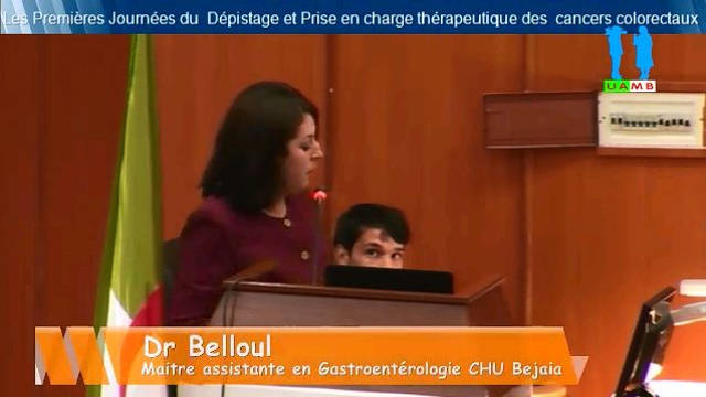 Conférence par Dr. BELLOUL maitre assistante en Gastroentérologie. CHU Bejaia