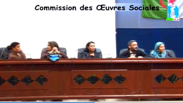 Assemblée Générale De La Commission Des Œuvres Sociales, Campus Targa Ouzemour