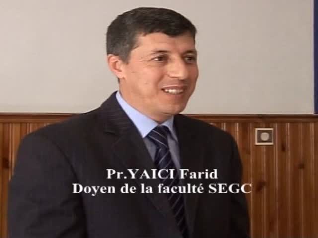 Réception de Mr YAICI à l&rsquo;occasion de son obtention du meilleure publication de la recherche scientifique de l&rsquo;année 2009