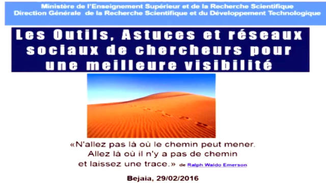 Débat, conférence du  Pr Hafid AOURAG, directeur (DGRSDT)