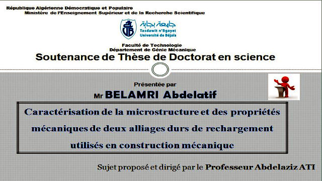 Débat autour de la soutenance de thèse  de doctorat, par: M. BELAMRI Abdelatif part03