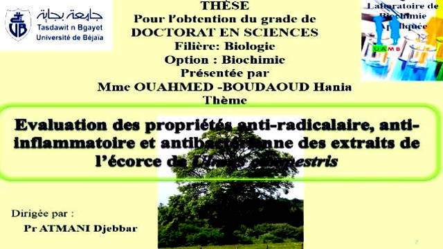 Débat4 soutenance doctorat de Mme BOUDAOUD Hania