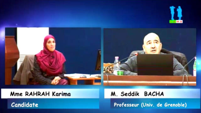 Débat, soutenance de doctorat  RAHRAH Karima Part02