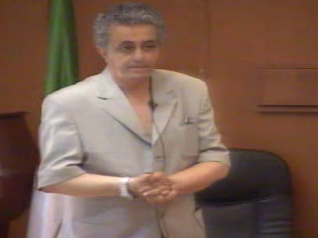 Conférence du Pr BENABBAS.Y CHU Constantine