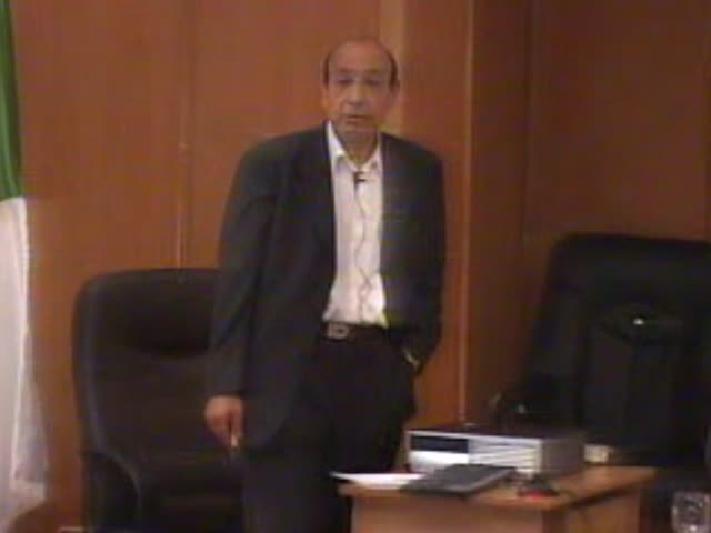 Conférence du Pr KHALFA (symposium sanofi aventis)