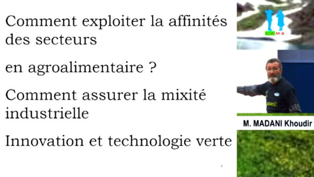 Débat conférence du Pr MADANI Khoudir, sur les Eco-Procédés