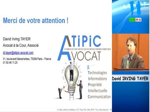 Conférence de M.David IRVING TAYER