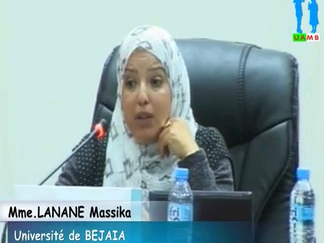 Conférence du Dr.LANANE Massika