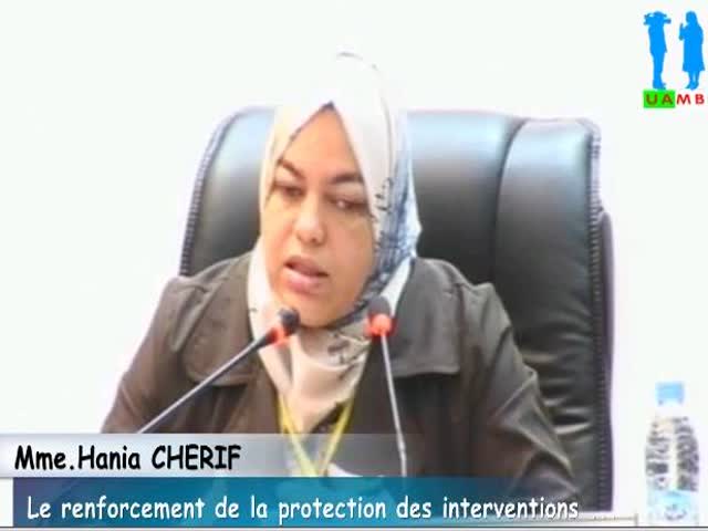 Conférence du Dr.Hania CHERIF
