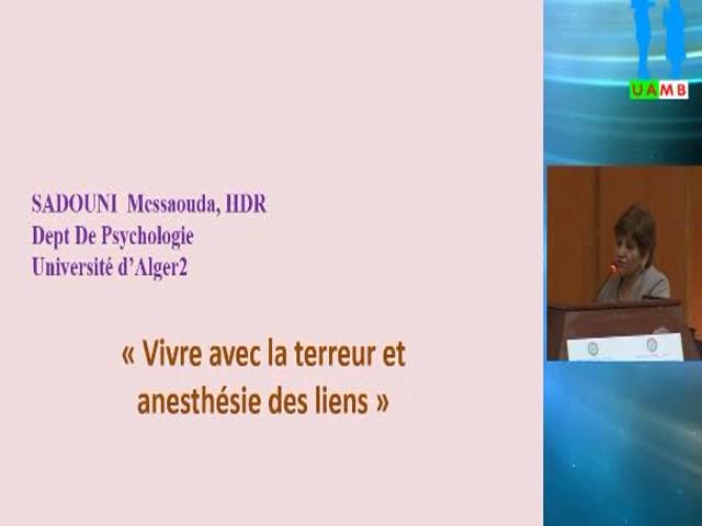 Conférence du Dr.SADOUNI Messaouda