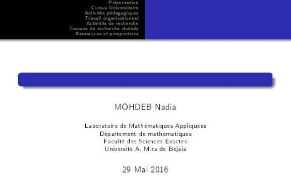 Débat soutenance HDR en math de Mme MOHDEB Nadi, part2