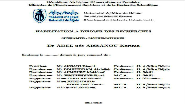 Débat soutenance HDR en math de Mme ADEL Karima, part4