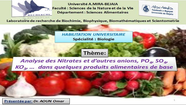 Débat 2 soutenance d&rsquo;habilitation universitaire Dr AOUN Omar