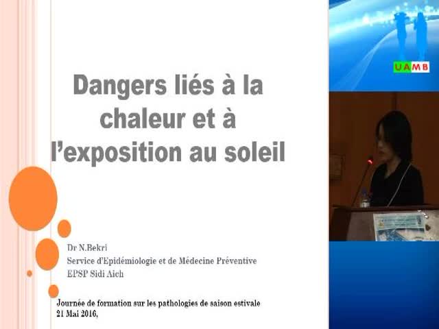 Conférence du Dr BEKRI – 21Mai 2016