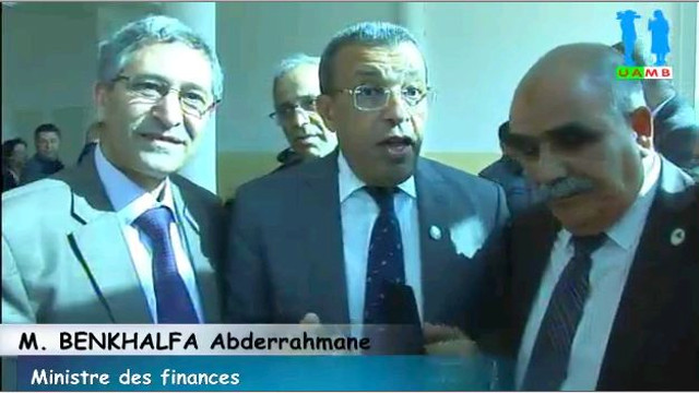 Le mot du ministre des finances M. BENKHALFA Abderrahmane, à la communauté universitaire de Bejaia