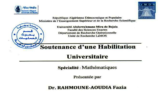 Débat4 soutenance habilitation du Dr RAHMOUNE-AOUDIA F.