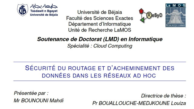 Débat3 soutenance doctorat LMD de M. BOUNOUNI Mahdi