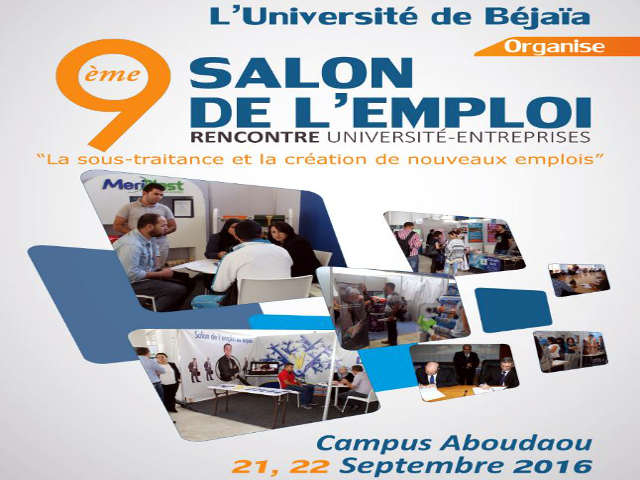 Reportage sur la 9 ème Édition du Salon de l’Emploi, Rencontre Université – Entreprises