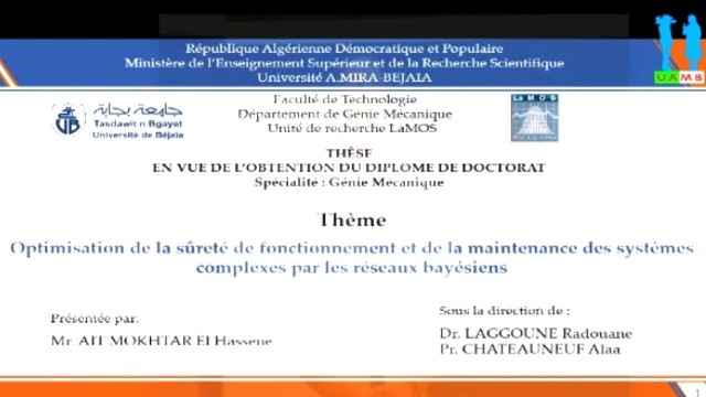 Débat 4, soutenance doctorat LMD, GM, Ait Mokhtar El Hassene