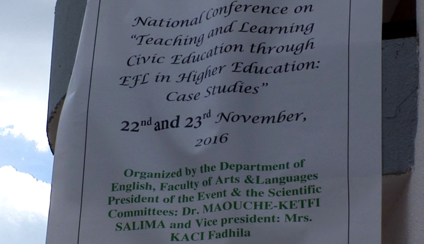 Mot du Dr. Salima MAOUCHE, présidente du colloque