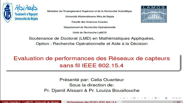 Débat3 soutenance doctorat LMD de Mme OUANTEUR Celia